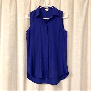 J Crew Purple Sleeveless Top